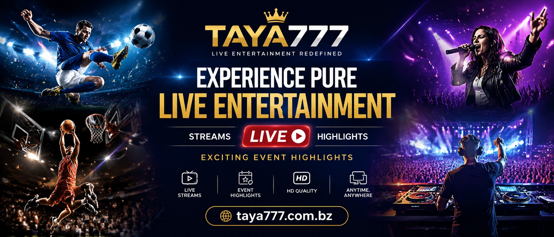 taya777 gaming page preview with casino sections